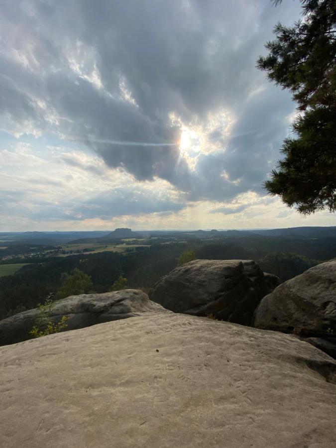 Ferienhaus "Am Bergblick" Sebnitz Exteriör bild